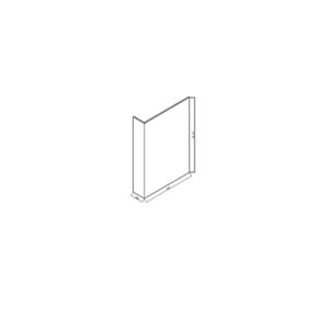 DEP6 Shaker Dove Accessories - Panels - Dishwasher end panel  34 <sup>1/2</sup>" High x 24" Deep x 6" Wide