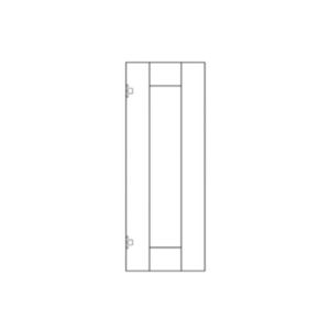 OVDW39 Shaker Dove 39"H Wall Deco Door 