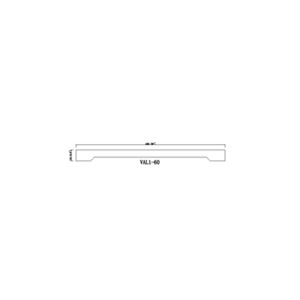 VAL1-60 Shaker Dove Accessories - DECORATIVES - 60" Wide Arched Valance