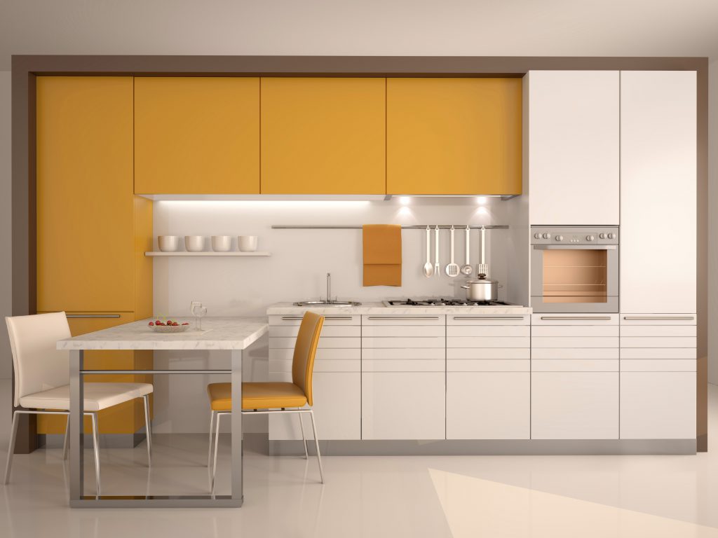 Precious and useful kitchen cabinets