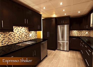 fine kitchen cabinet Espresso Shaker