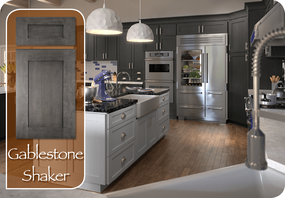 Fine Kitchen Shop by Size Gablestone Shaker